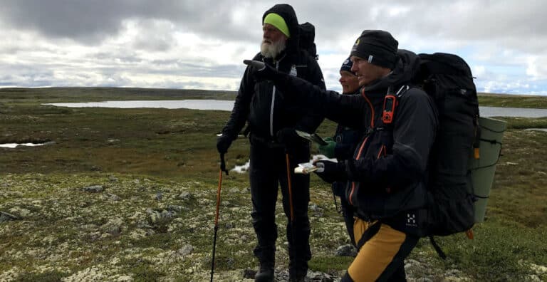 Lära kart och kompass på Fulufjället